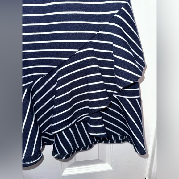 Popular Basics Stripe Mini Skirt L - Picture 4 of 7